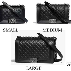 SOLD Chanel Boy small, ruthenium🖤